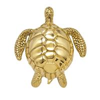 Stainless Steel Tortoise Pendant Gold Plated, approx 45-55mm [SSB8039]